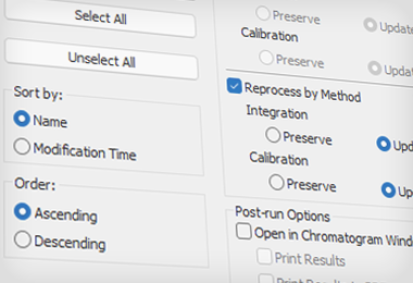 Batch dialog redesign