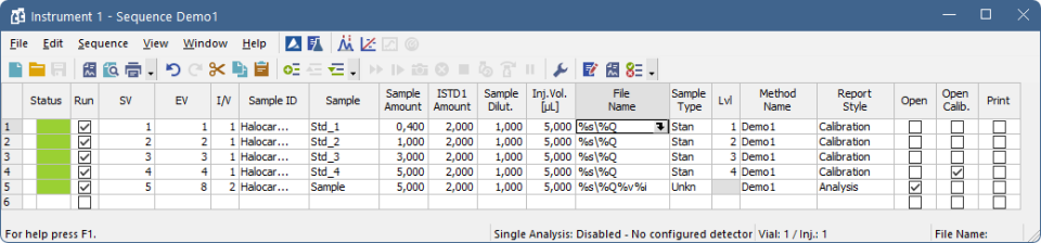 Subfolder in sequence